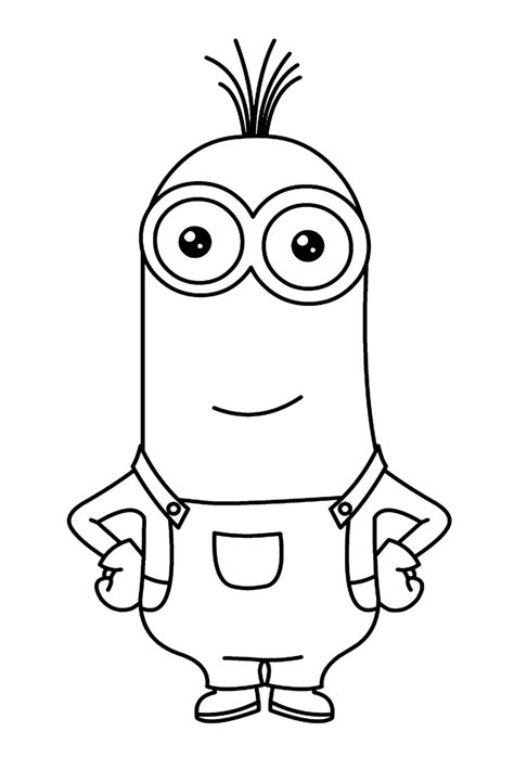 10+ Minion colouring pages ideas | drawforkid