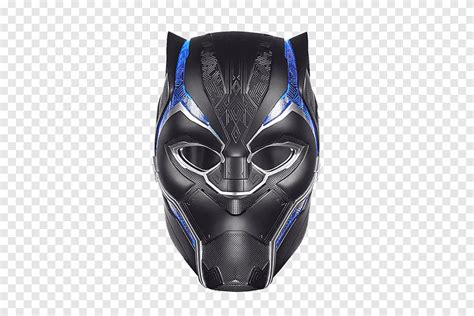 Black, gray, and blue Marvel Black Panther mask illustration, Black ...