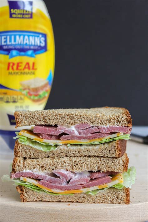 Classic Roast Beef & Cheese Sandwich #SqueezeMoreOut