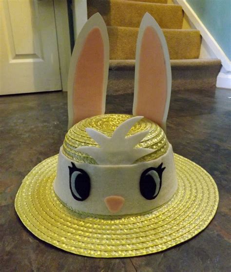 Easter Bunny Hat | Easter bonnets for boys, Easter hat parade, Easter hats