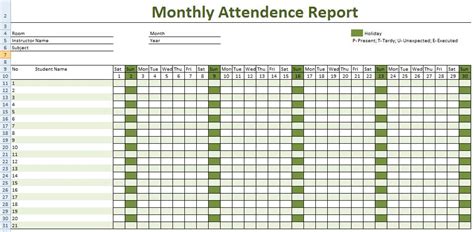 Attendance sheet in excel, Attendance sheet template, Attendance sheet