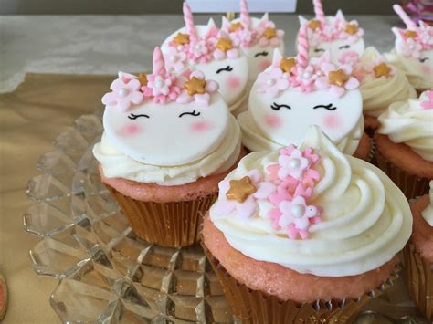 [Homemade] unicorn cupcakes from fondant with cream cheese frosting on strawberry shortcake. : r ...