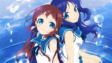 Nagi no Asukara HD Wallpaper: Chisaki & Manaka