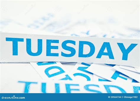 Tuesday Word Texture Background. Stock Photo - Image of typescript, printing: 20564744