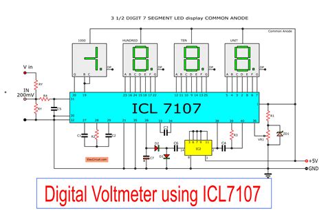 voltmeter circuit diagram - Circuit Diagram