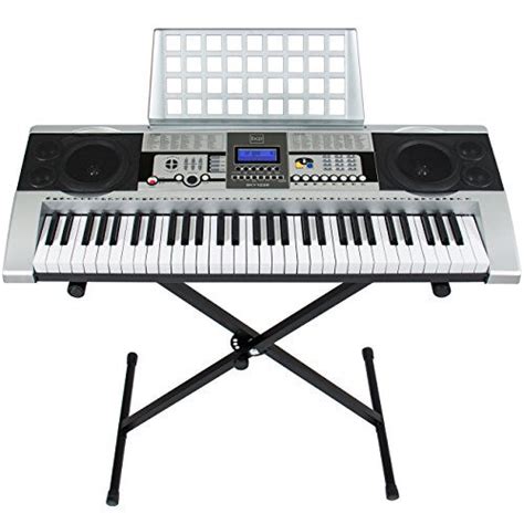 Best Choice Products 61 Key Music Electronic Keyboard Piano With X Stand LCD Display Screen ...