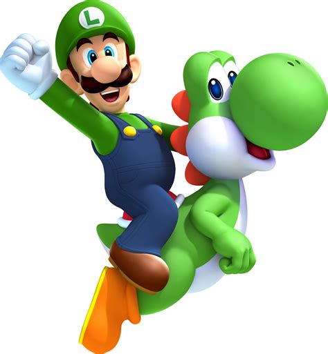 Image - Luigi and Yoshi Artwork - New Super Luigi U.png - Fantendo, the ...