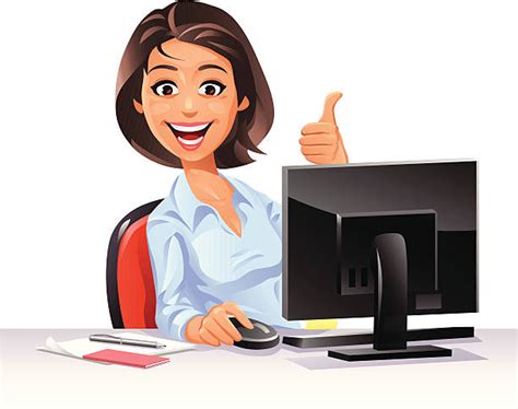 19,500+ Person On Computer On White Background Stock Illustrations, Royalty-Free Vector Graphics ...