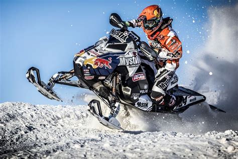 Snowmobile action by RedBullPhotography | Snowmobile, Polaris ...