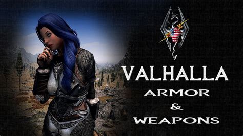 Skyrim SE Mods: Valhalla Armor & Weapons - YouTube