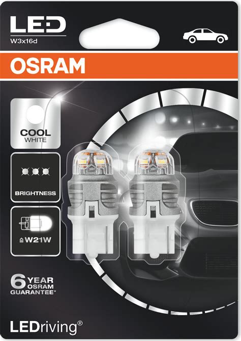 Osram W21W LEDriving Premium Cool White 12V 2τμχ - Skroutz.gr