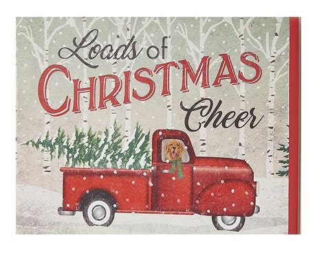 Old Red Pickup Truck Christmas Decor Finds - Southern Made Simple