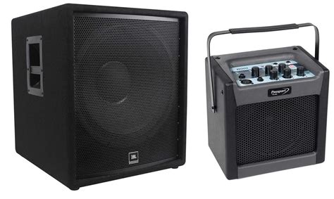 JBL Pro JRX218S 1,400 Watt 18" Passive Subwoofer DJ Sub+Fender Portable Speaker - Walmart.com