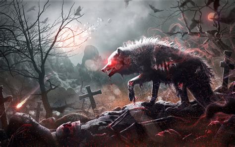 Pin by Lucifer600 on Wolves Werewolves Vampires | Pretty wallpapers, Gothic fantasy art, Wallpaper