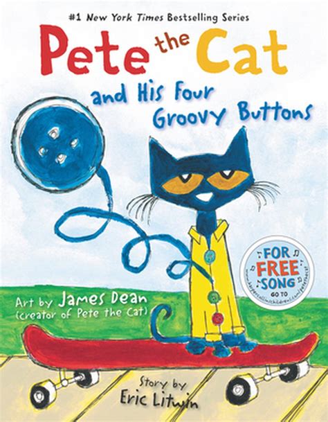 Pete the Cat and His Four Groovy Buttons by Eric Litwin (English) Hardcover Book 9780062110589 ...