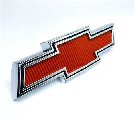 Red Bowtie Grille Emblem For 1967-1968 Chevy Pickup Truck