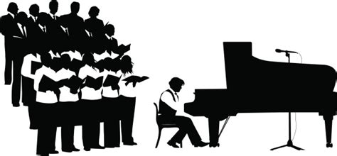 Silhouette Chorus Stock Illustration - Download Image Now - iStock