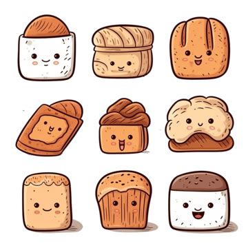 Doodle Cartoon Bread, Car Drawing, Cartoon Drawing, Bread Drawing PNG Transparent Image and ...