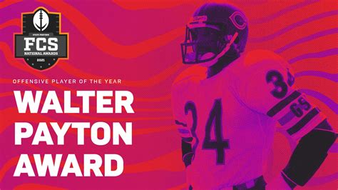 25 Finalists Named for 2021 FCS Walter Payton Award | Opta Analyst