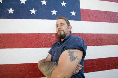 Tattered American Flag Tattoo