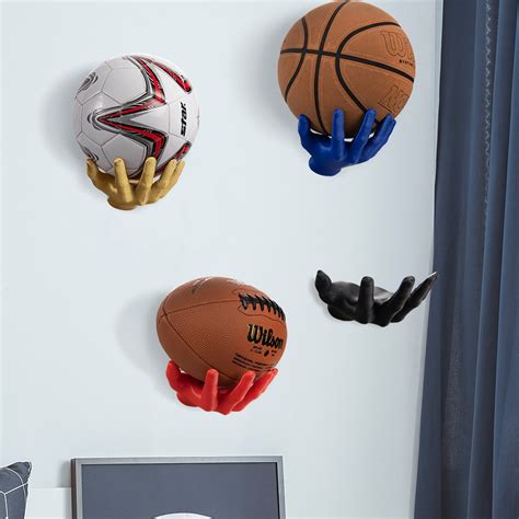 Hand Basketball Holder Wall Mount, Ball Holder Wall Mount, Ball Display ...