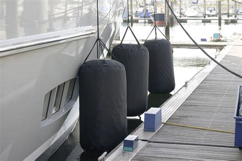 Inflatable boat fenders or boat bumpers