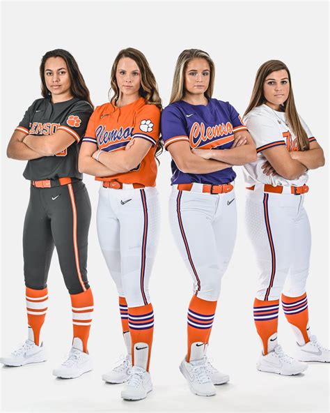 Clemson Softball Uniforms — UNISWAG