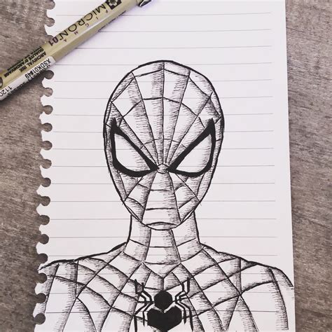 My first Spider-Man drawing. Constructive criticism welcome. : r/Spiderman