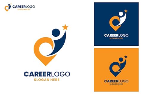 Premium Vector | Career Logo Design Template Business Success Modern Symbol Vector Illustration