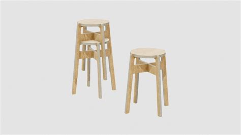 New Stacking Chair - Download Free 3D model by post-props [63f1922 ...
