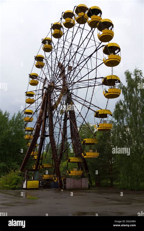 Chernobyl Amusement Park View Stock Photo - Alamy