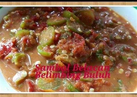 Resipi (27/8) Sambal belacan belimbing buluh oleh Hani Shaimi - Cookpad