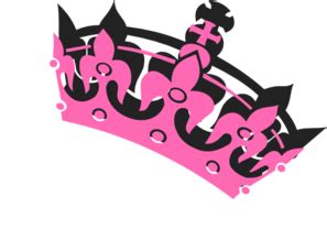 Pink Tilted Tiara Clip Art at Clker.com - vector clip art online ...