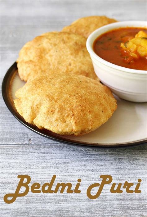 Bedmi Puri (Crispy Urad Dal Poori) - Spice Up The Curry | Receta | Masa ...