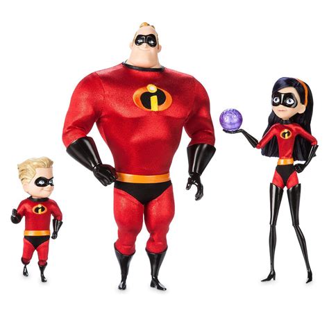 Mr. Incredible, Violet, and Dash Doll Set - Disney Designer Collection PIXAR Animation Studios ...