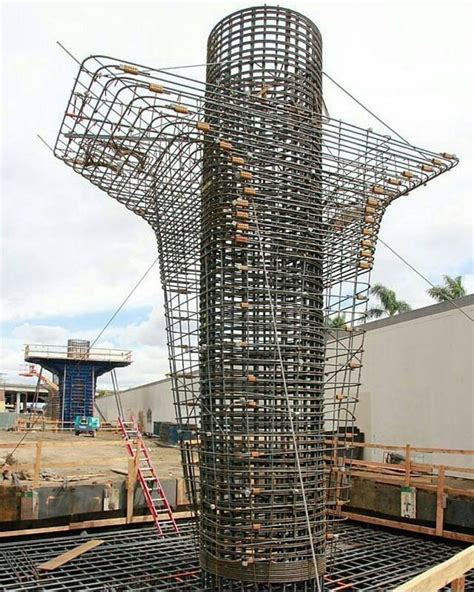 Column Pier | Civil engineering, Steel structure buildings, Civil engineering design