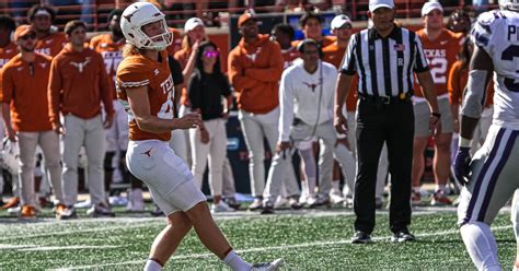 Texas kicker Bert Auburn bursting with confidence and improving as the ...