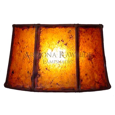 Barrel Table Lamp Rawhide Shade - Arizona Rawhide, leather lampshades ...