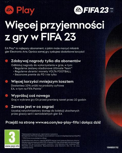 FIFA 23 (2022) box cover art - MobyGames