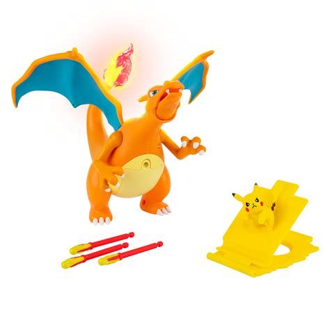 Buy Pokemon Charizard 7-inch Deluxe Feature Figure - Interactive Plus 2 ...