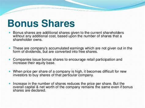 001 share premium and bonus shares