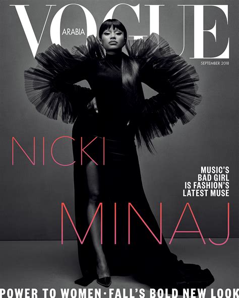 Nicki Minaj Lands Her Vogue Cover Debut with Vogue Arabia