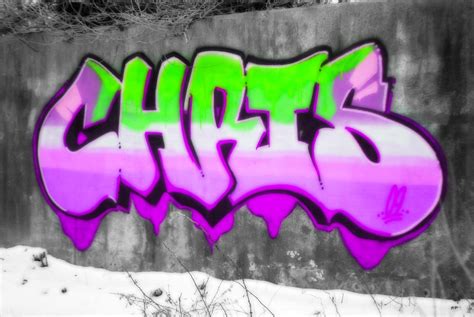 Chris Graffiti | That's right, it says Chris. Nikon D200 Nik… | Flickr