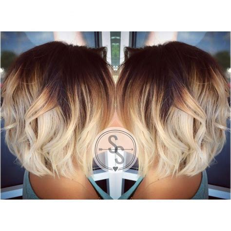 Short hair ombré blonde ombré #Shorthairombre | Short ombre hair, Short ...