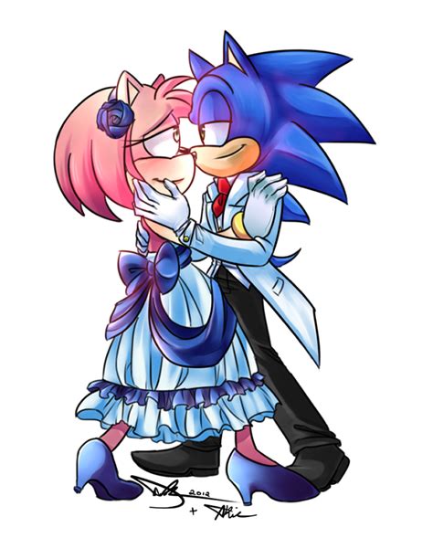 .:Sonic and Amy:. - Sonic and Amy Fan Art (29284292) - Fanpop