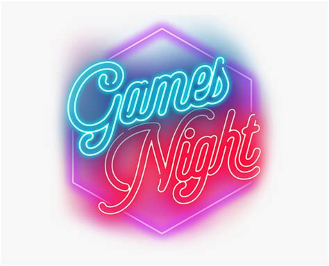 Games Night - Games Night Neon Sign , Free Transparent Clipart - ClipartKey