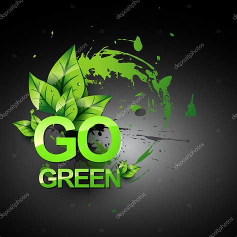 Go green vector symbol — Stock Vector © pinnacleanimate #4750549