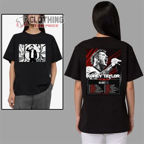 Corey Taylor Tour Dates 2024 Merch, Corey Taylor Fan Gifts, Des Rocs And Jigsaw Youth Shirt ...