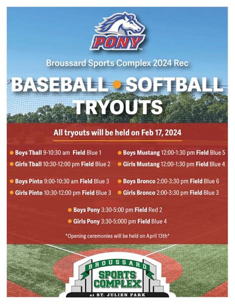 Broussard Baseball - Softball Tryouts | Broussard & Youngsville LA Area News | BY Local News LLC ...