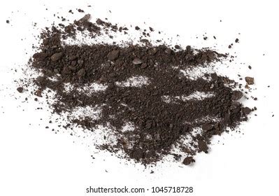 Pile Soil Dirt Isolated On White Stock Photo 1045718728 | Shutterstock